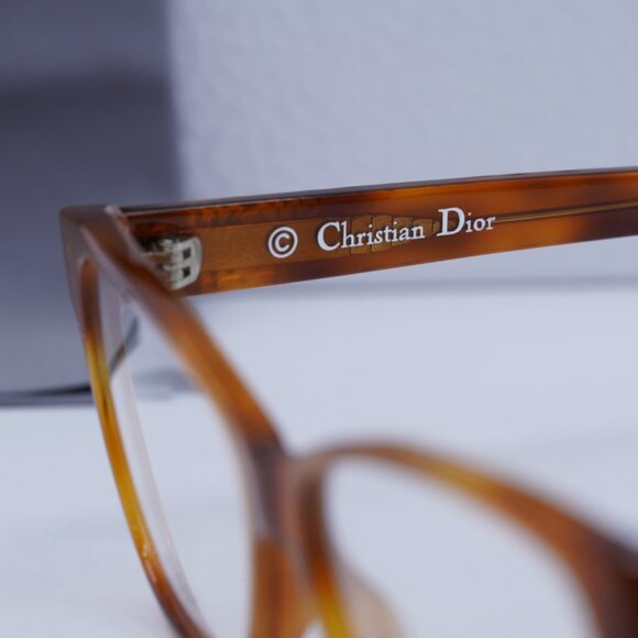 Final Price! Dior LADYDIORO 2 0SX7 00 Havana Eyeglasses 55mm